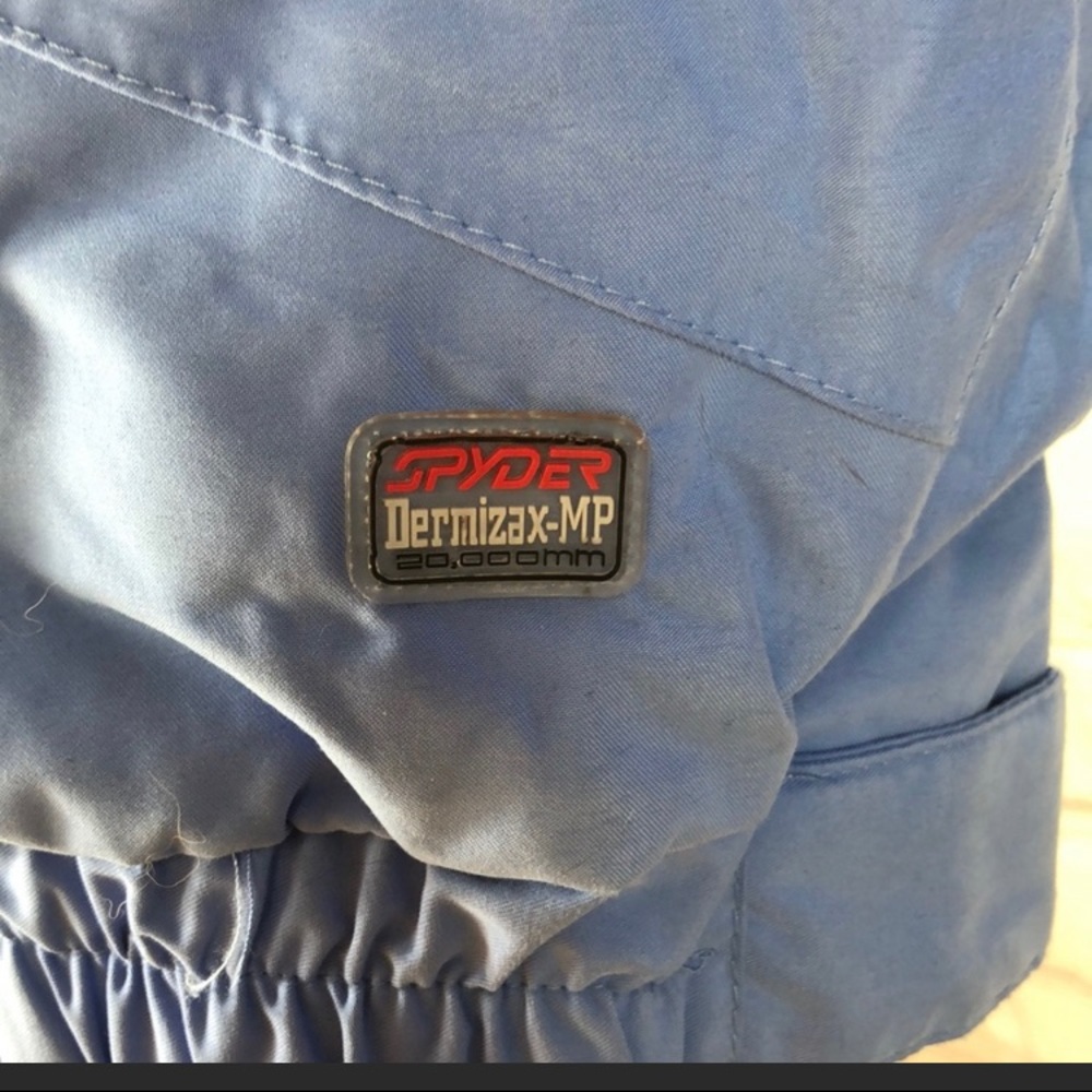 Spyder Dermizax 20,000 mm Insulated Blue Jacket Large - Picture 8 of 8